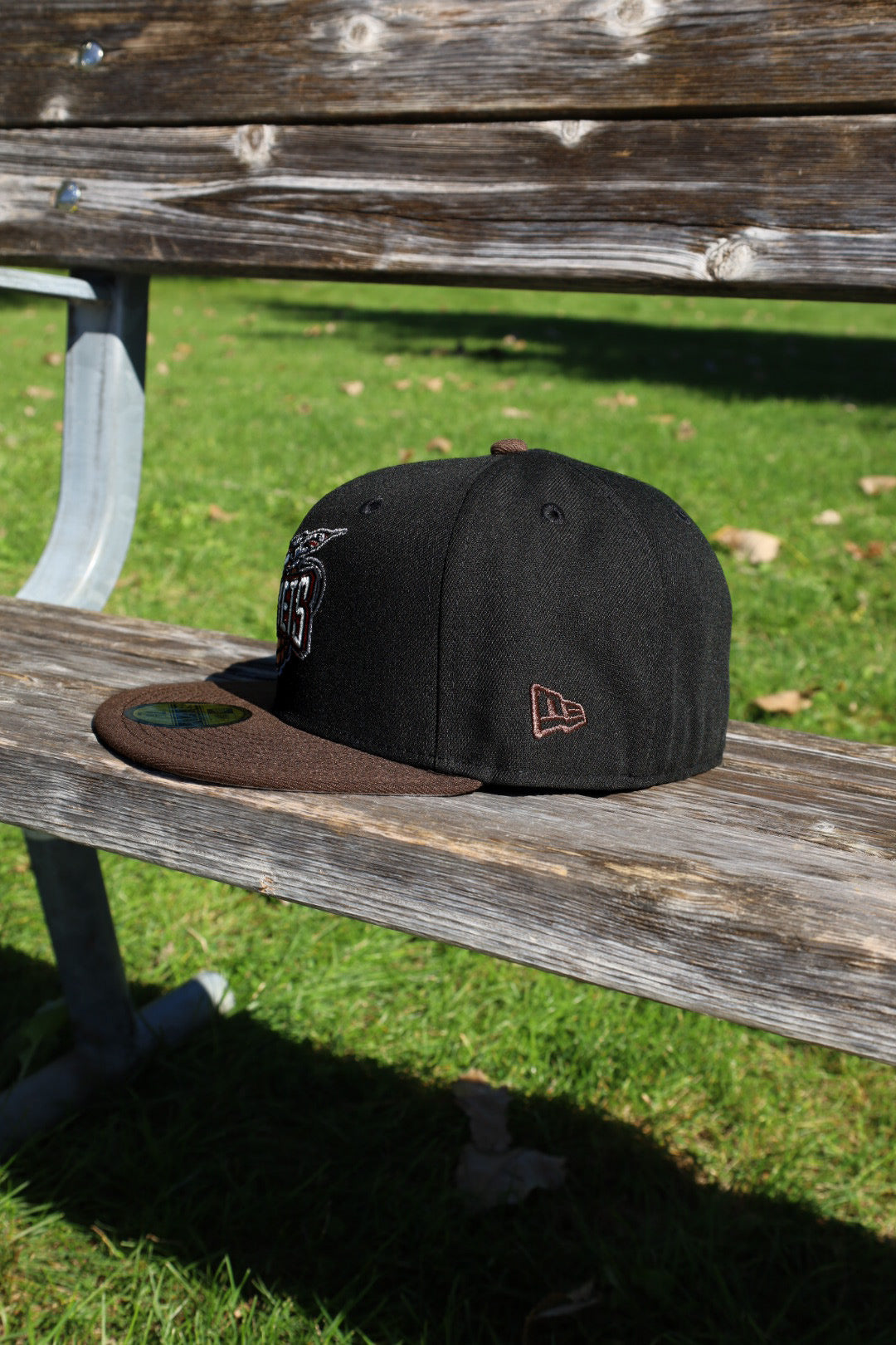 New Era Houston Rockets Grey UV 59Fifty Fitted (Black/Walnut)
