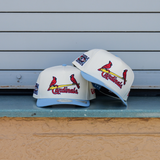 New Era St.Louis Cardinals 2006 World Series  9FIFTY A-Frame Snapback-(Cream/Carolina) - New Era