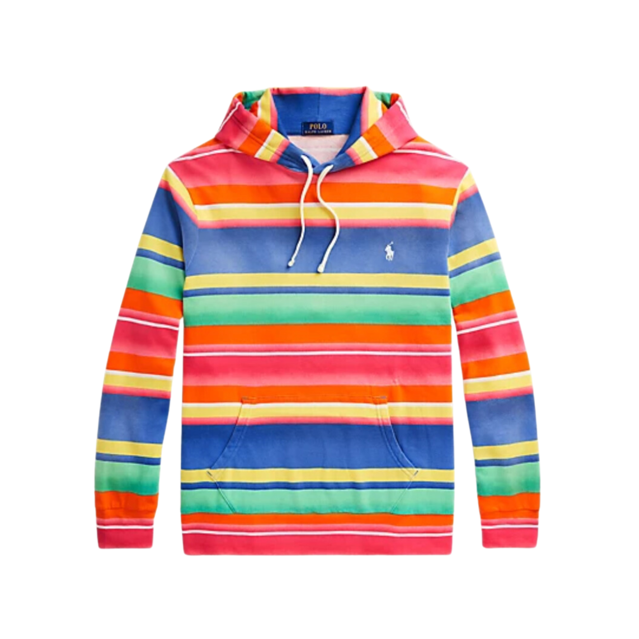 Polo Ralph Lauren Striped Spa popular Terry Hoodie Pullover Men’s Size Large Multicolor