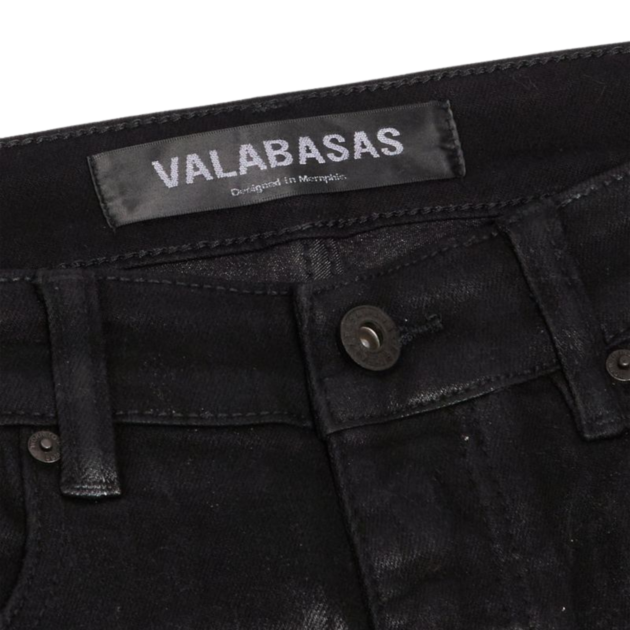 Valabasas "Kneeboard" Baggy Denim Jean (Black)