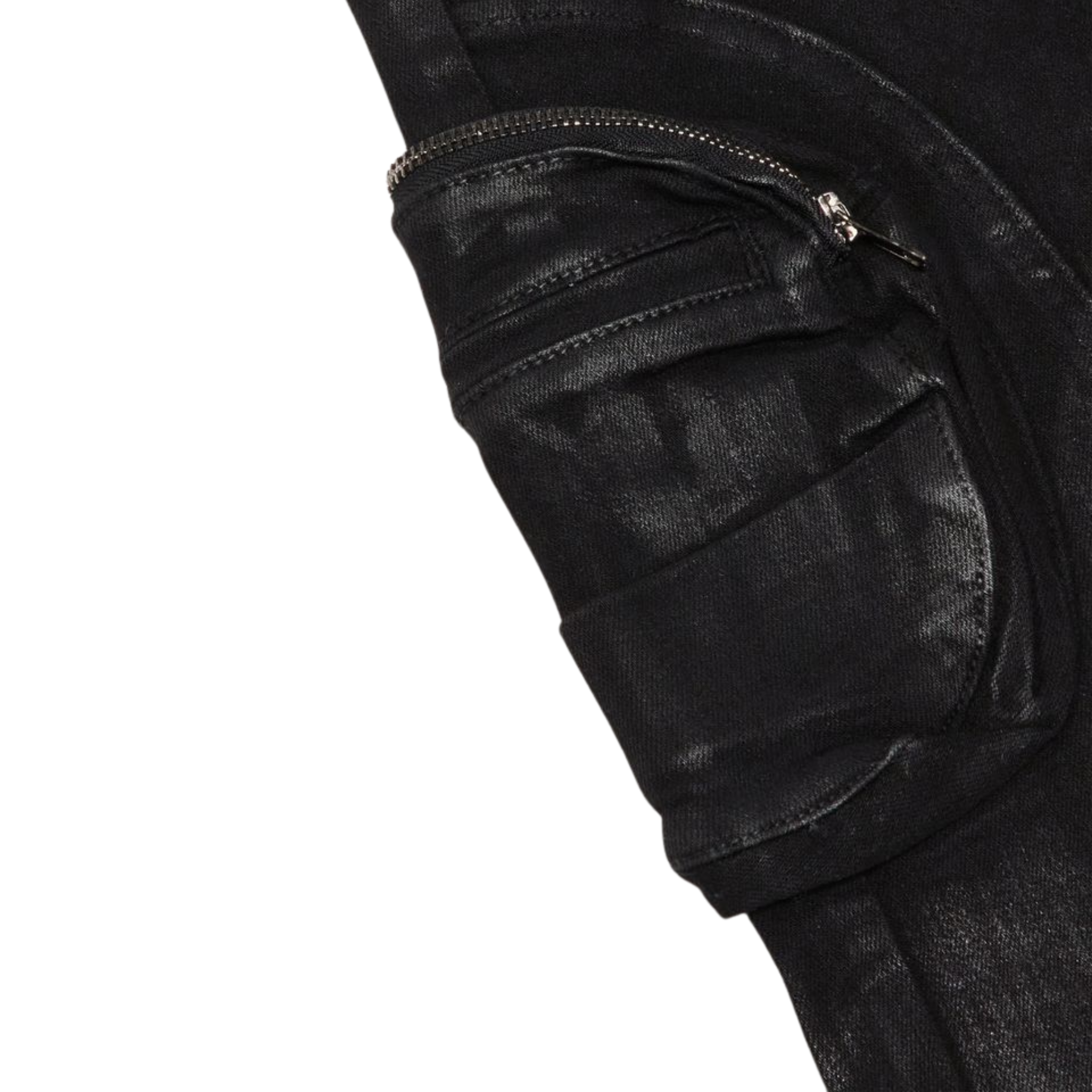 Valabasas "Kneeboard" Baggy Denim Jean (Black)