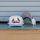 New Era St.Louis Cardinals 2006 World Series  9FIFTY A-Frame Snapback-(Cream/Carolina) - New Era