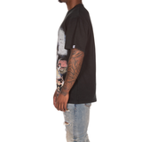 Billionaire Boys "Lost" SS Knit (Oversized) (Black) - Billionaire Boys Club