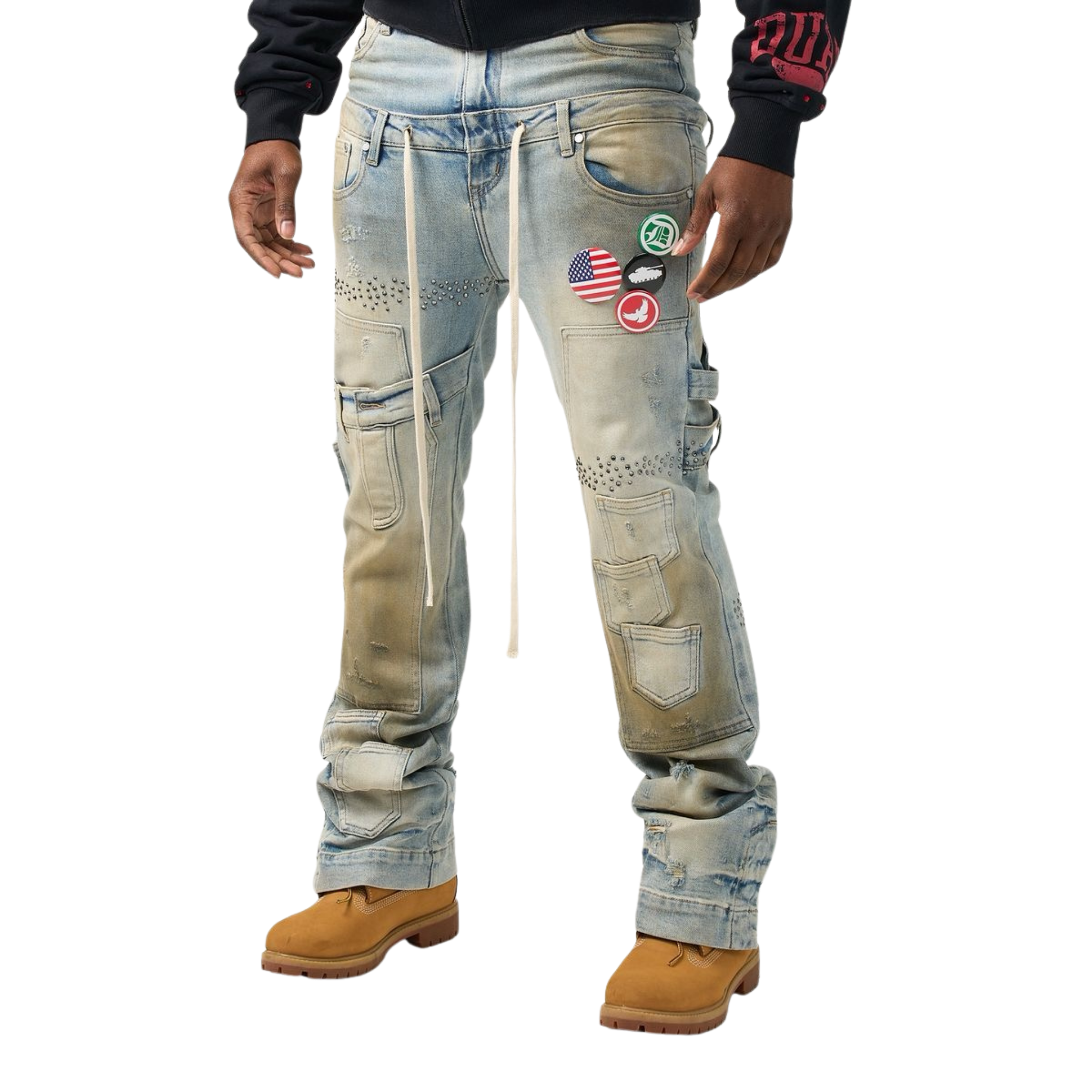DUAA "World Peace" Blue Denim - DUAA