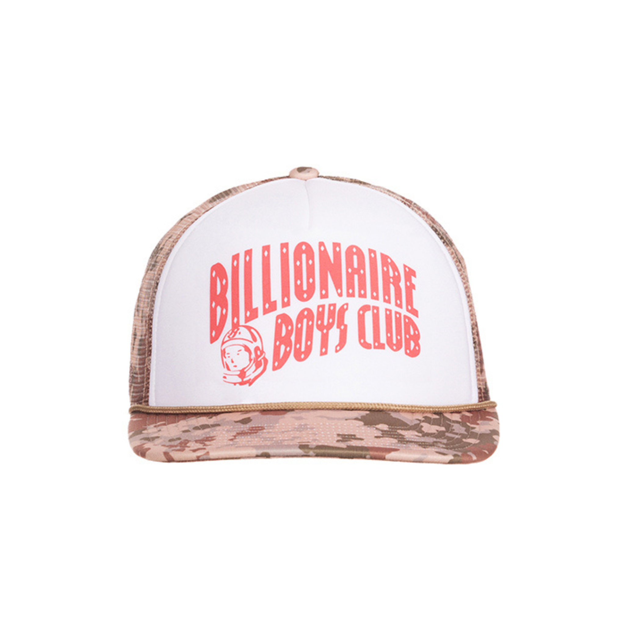 Billionaire Boys Club Camo Trucker Hat (Doeskin) - Billionaire Boys Club