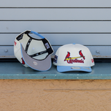 New Era St.Louis Cardinals 2006 World Series  9FIFTY A-Frame Snapback-(Cream/Carolina) - New Era