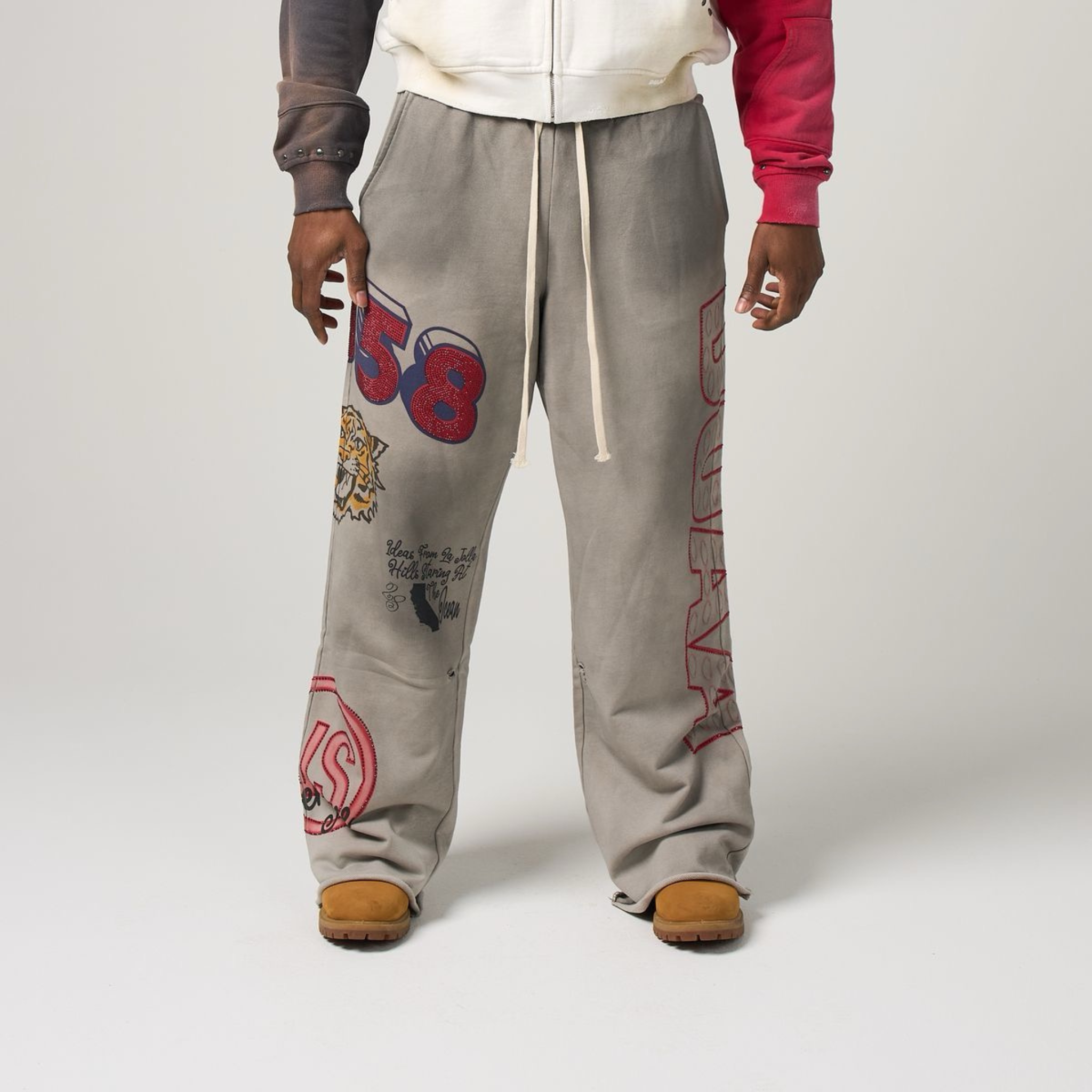 DUAA "LA JOLLA" Sweatpants (Grey) - DUAA
