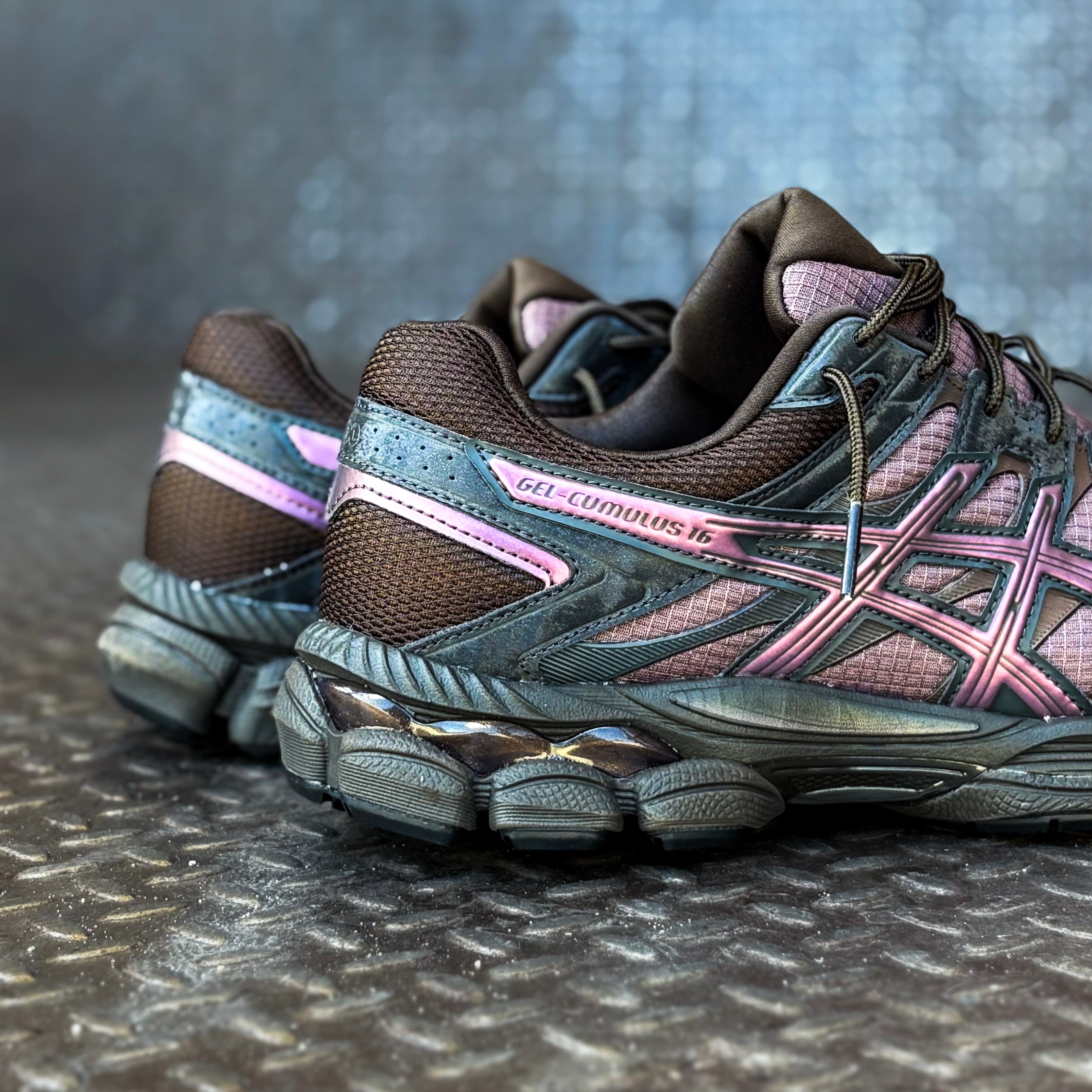 Mens Asics Gel-Cumulus 16 (Cocoa Powder/Black)