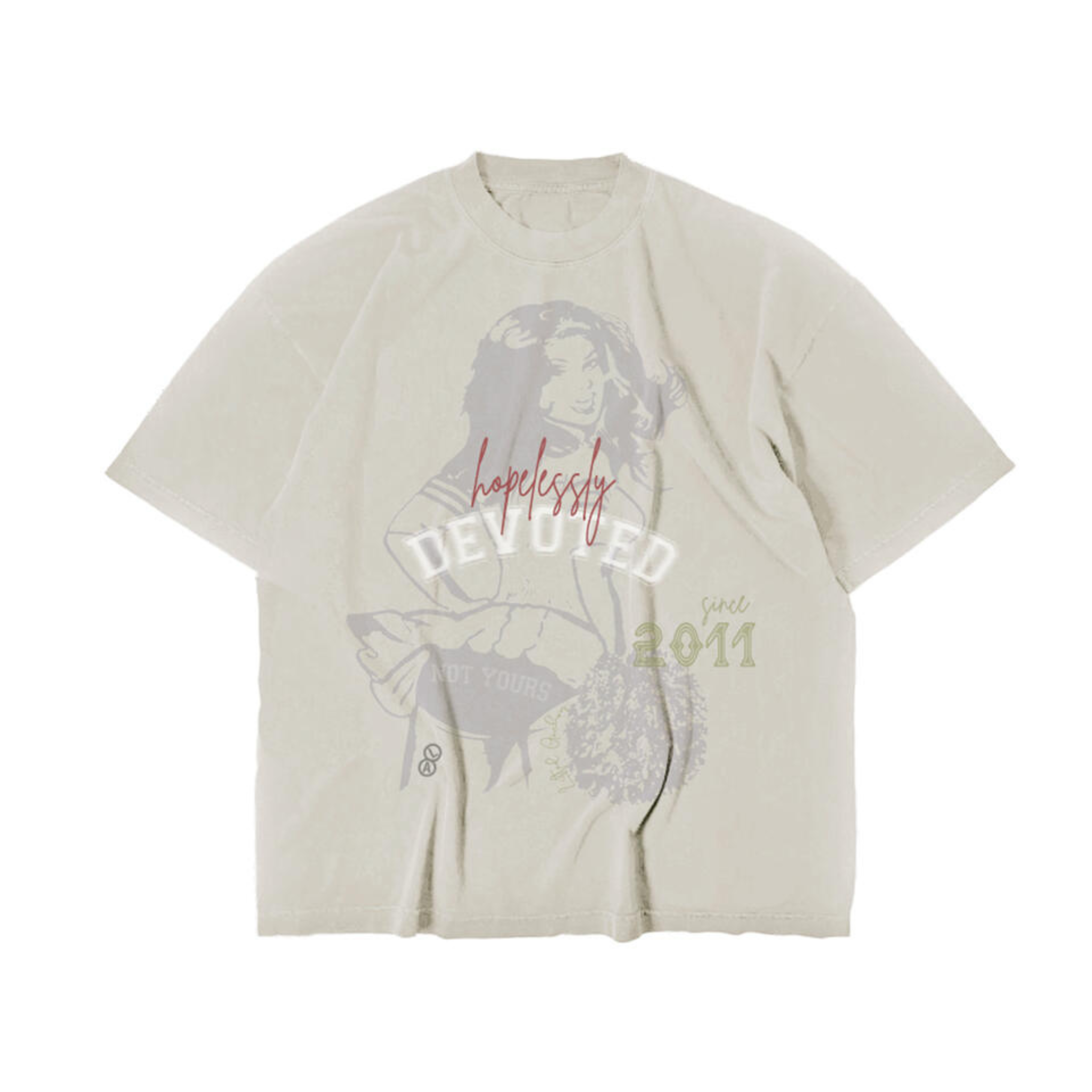 Lifted Anchors Not Yours T-shirt (Cream) - Lifted Anchors