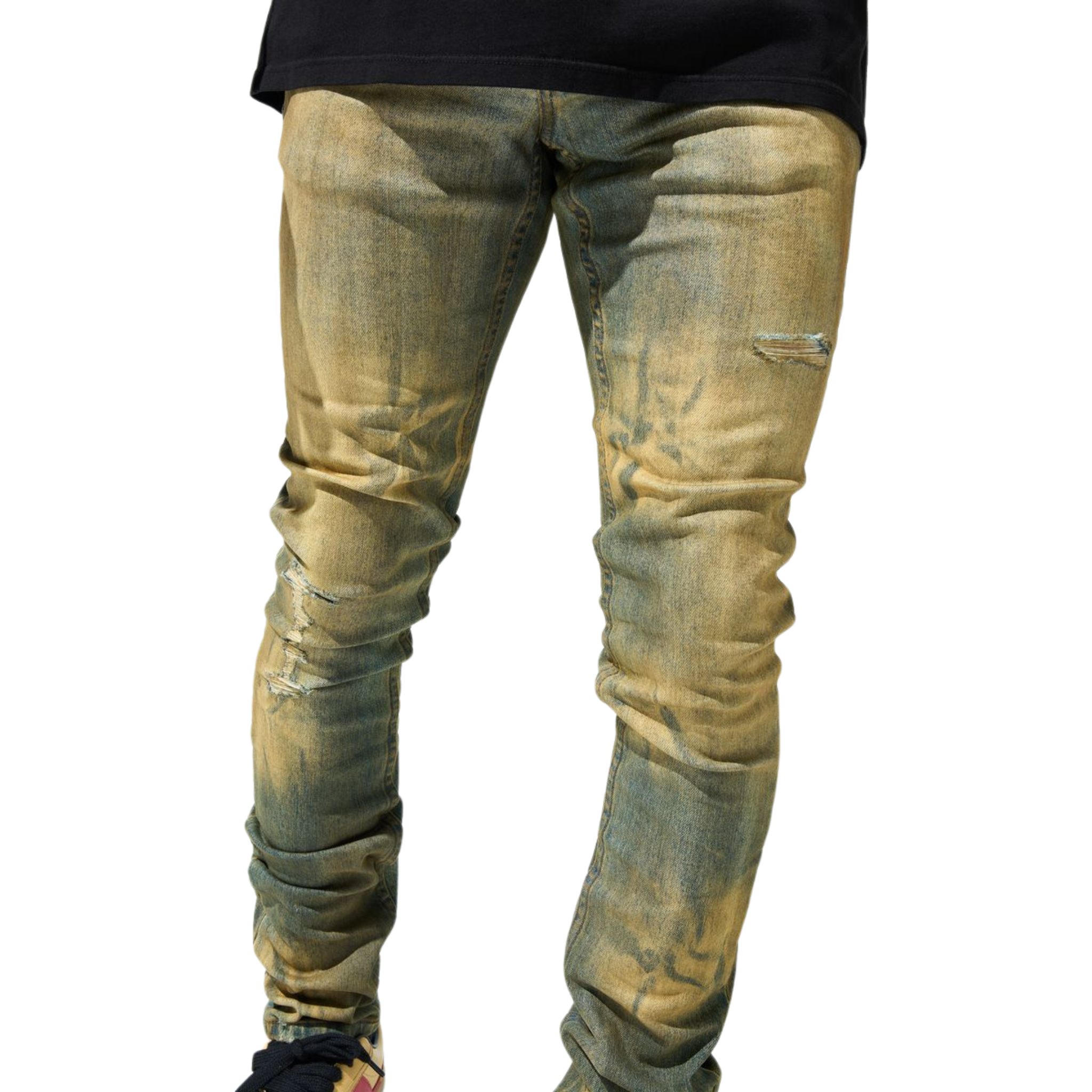 Serenede "Kalamata" Jeans (Olive/Brown)