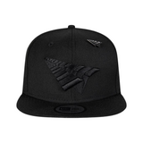 Paper Plane Blackout Crown Grey Undervisor 9FIFTY Snapback Hat - Paper Plane