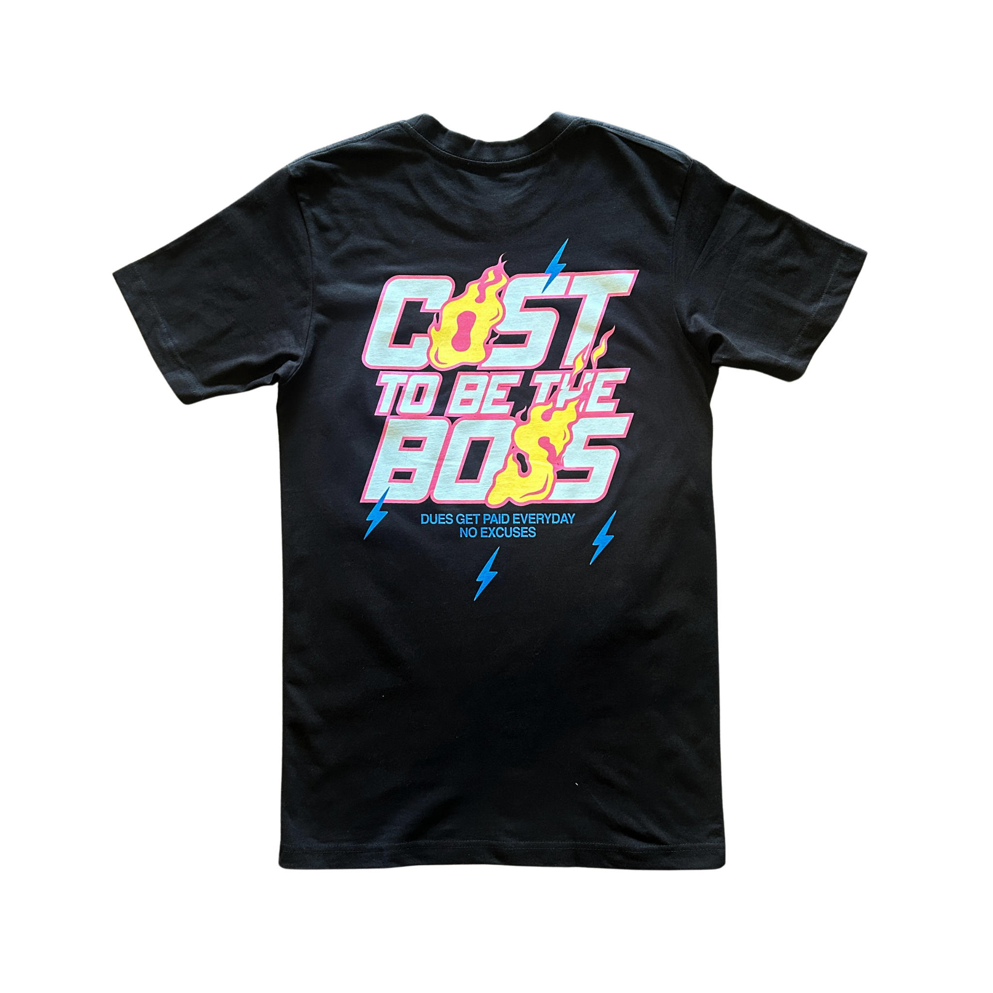 Outrank Cost To Be The Boss Tee (Charcoal Black)