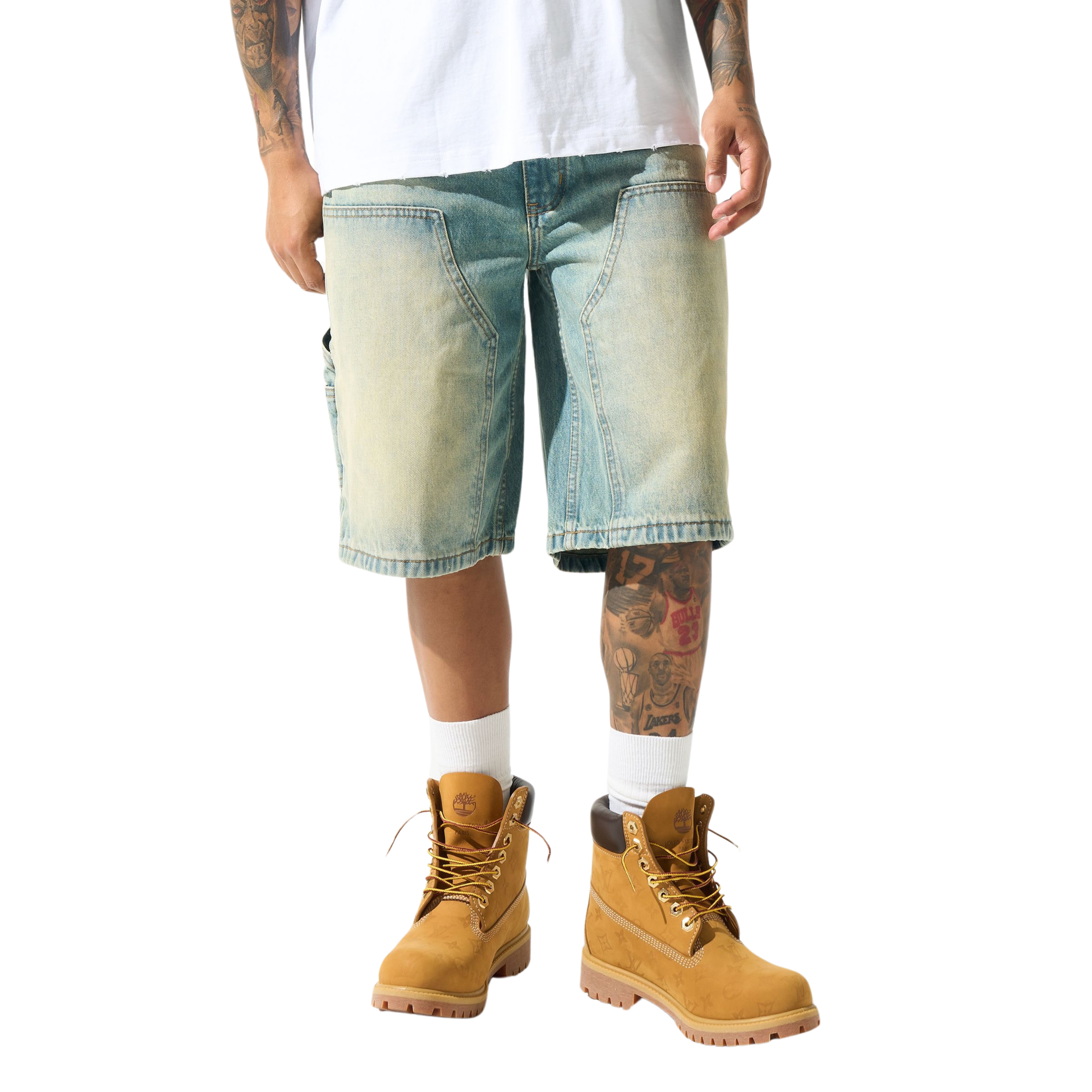 Serenede "Citrus" Denim Shorts (Earth Wash)