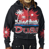 DUAA "Dreams" Zip Up Hoodie (Black) - DUAA