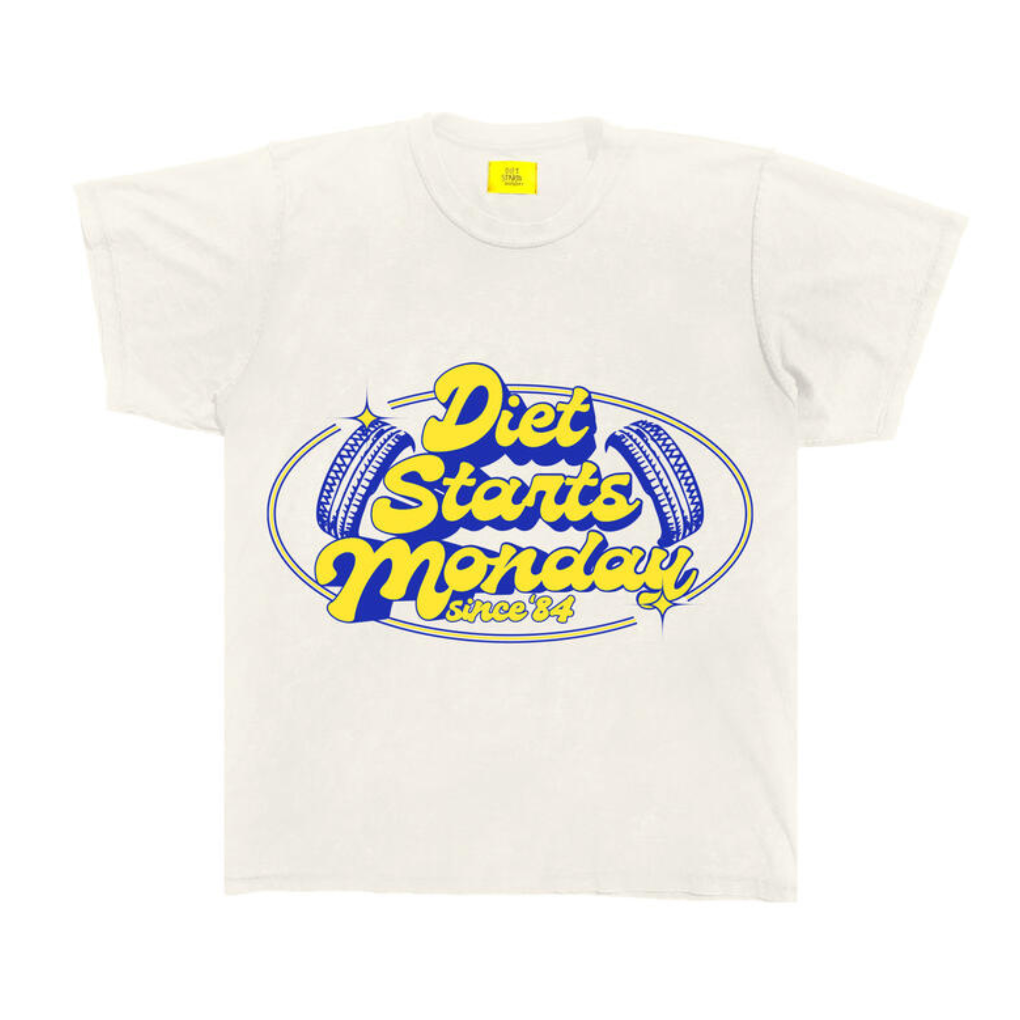 Diet Starts Monday Auto Tee (Antique White) - Diet Starts Monday