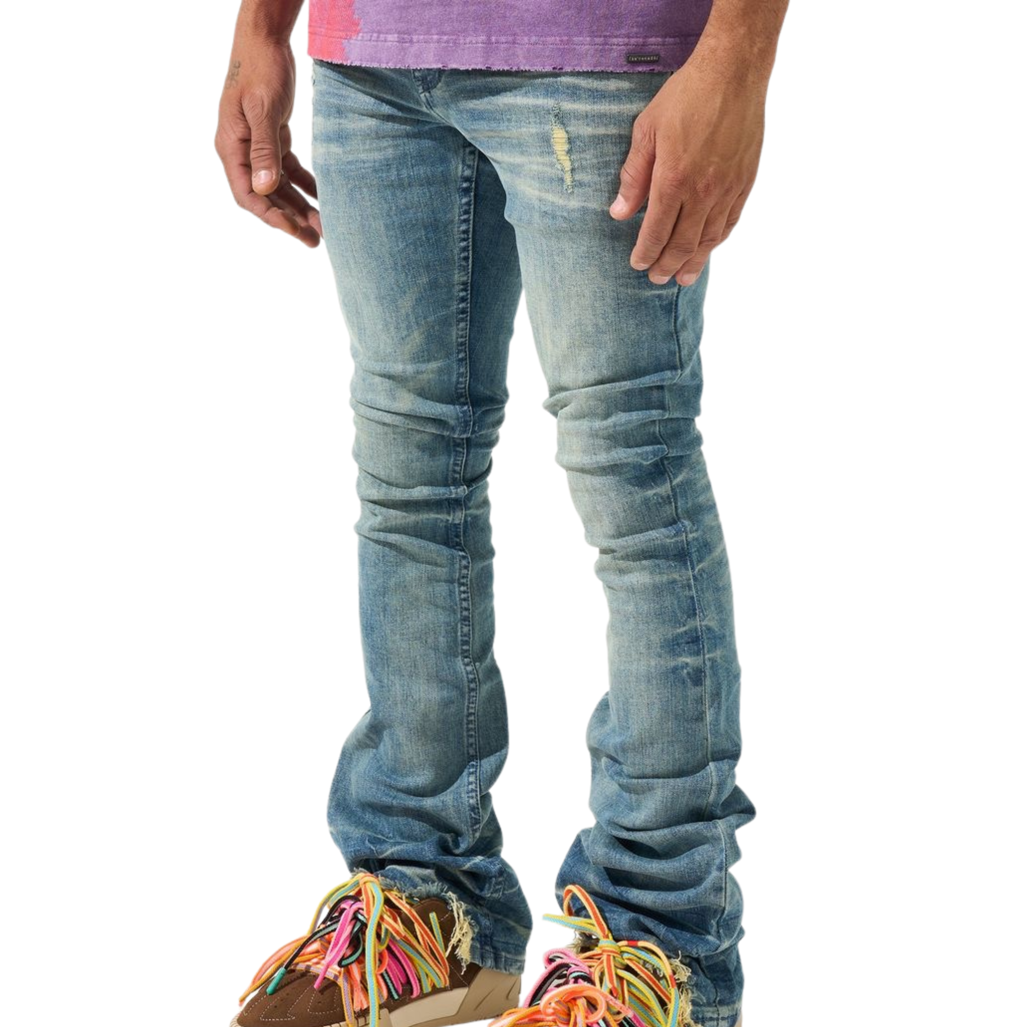 Serenede "NEPTUNE" Stacked Jeans - Serenede