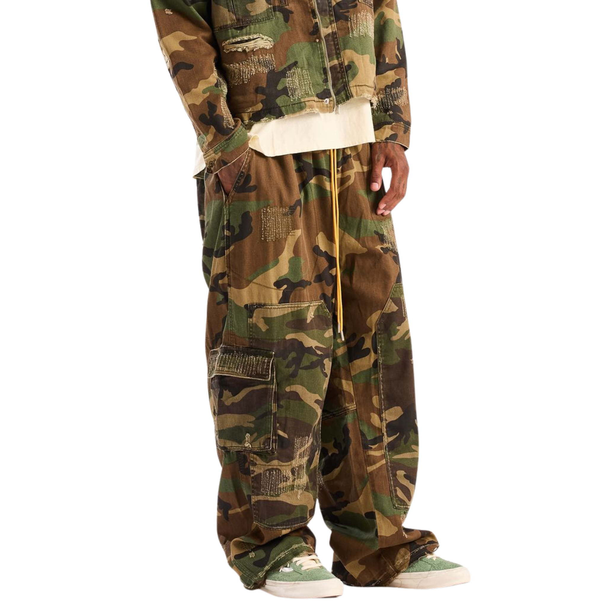 DSM Camo Cargo Pants (Green Camo) - Diet Starts Monday