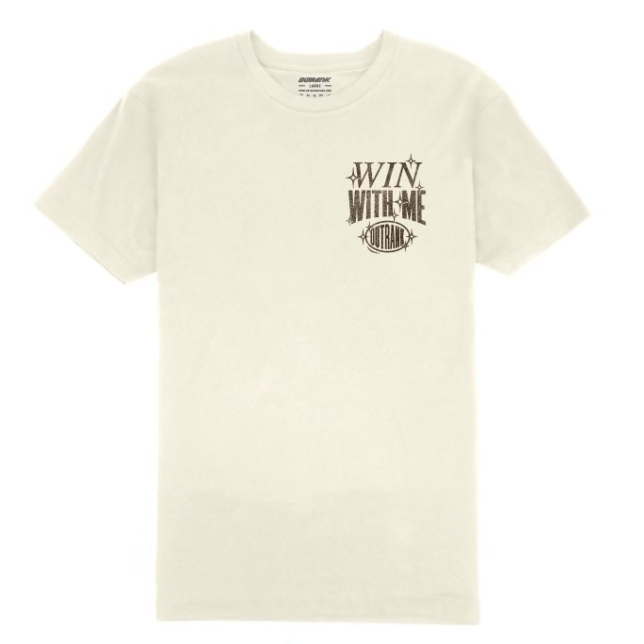 Outrank "Win With Me" Tee (Vintage White)