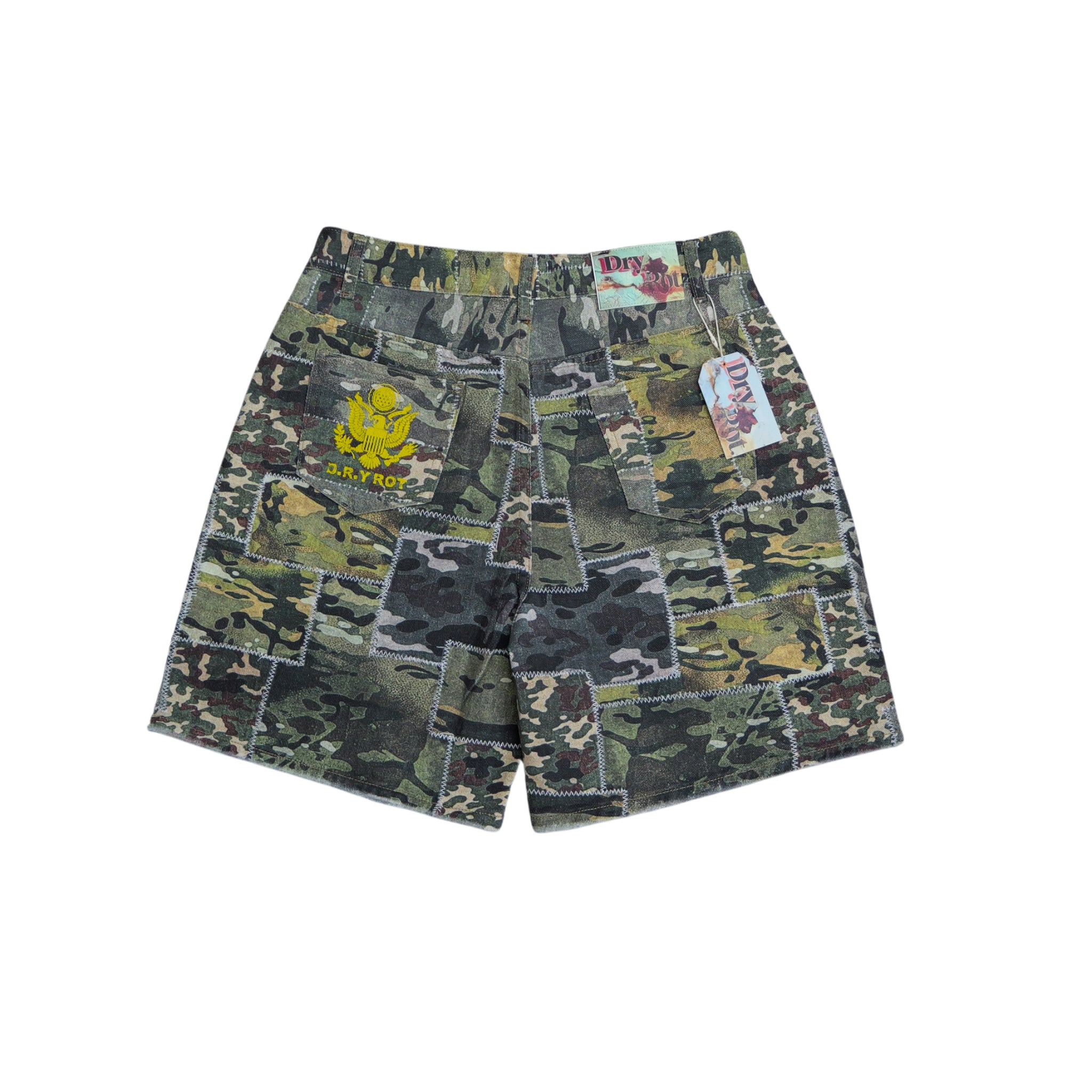 Dry Rot "Camo Bling" Denim Shorts - Dry Rot