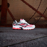 Mens Saucony ProGrid Omni 9 (Silver/Coral) - Saucony