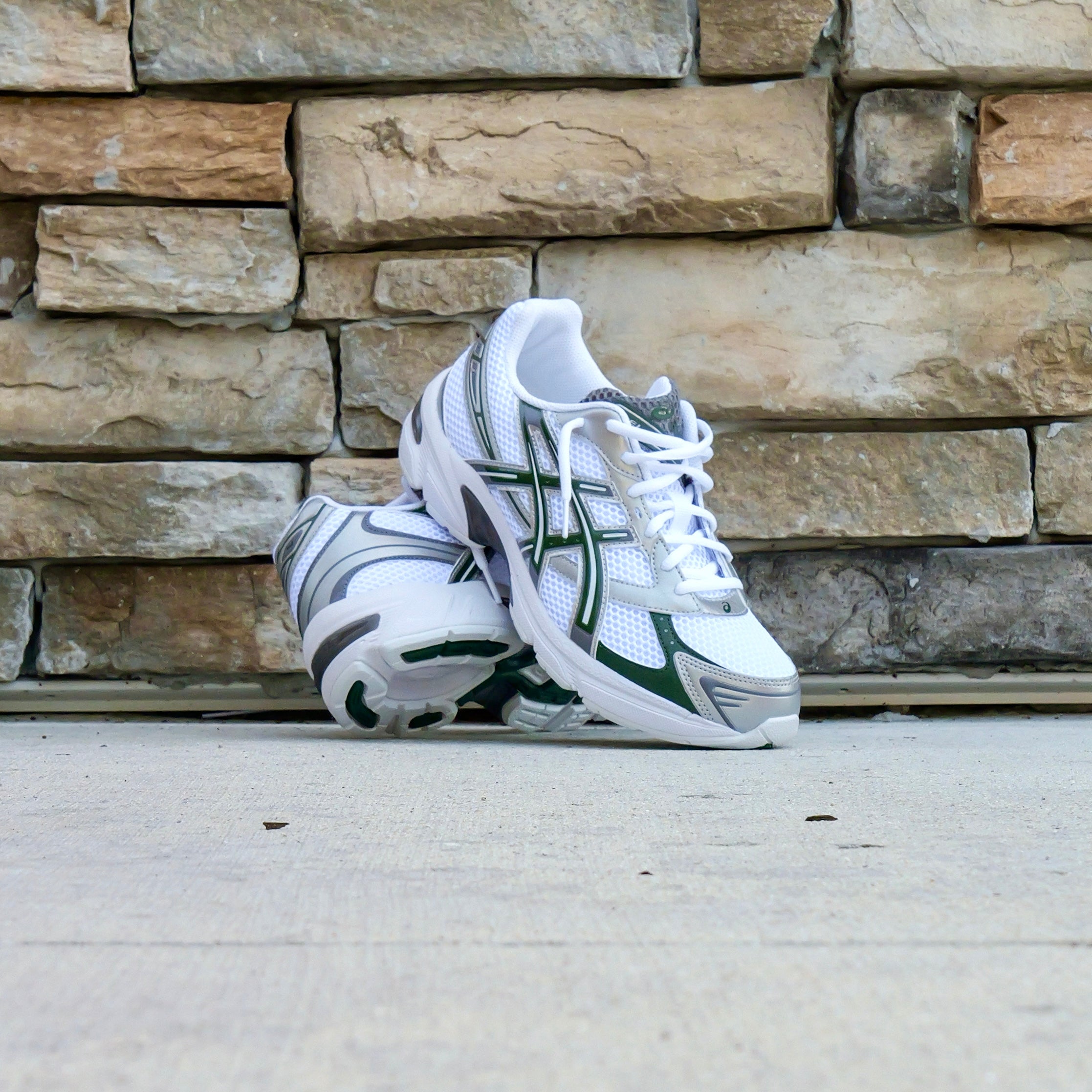 Mens Asics Gel-1130 (White/Forest Night) - Asics