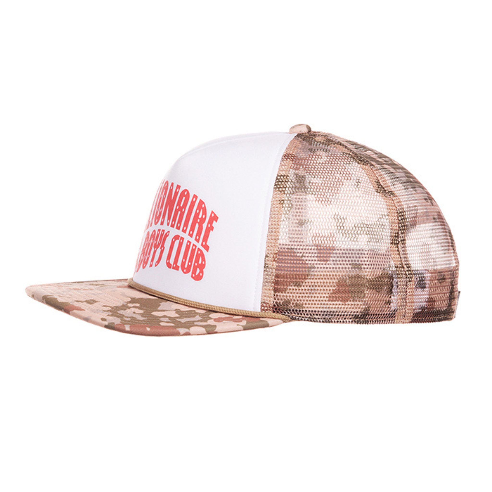 Billionaire Boys Club Camo Trucker Hat (Doeskin) - Billionaire Boys Club