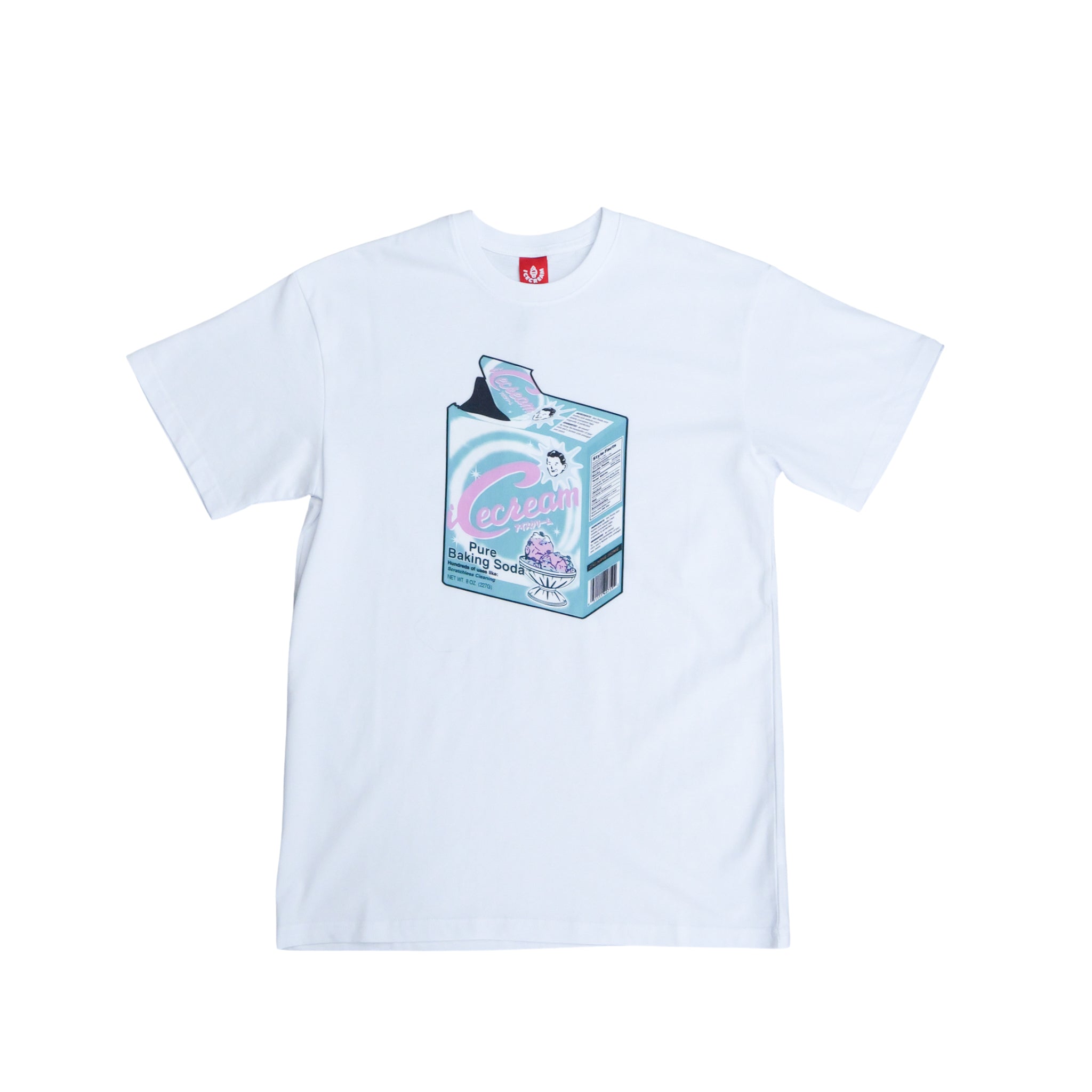 Icecream "Baking Soda" ss tee (White) - Ice Cream