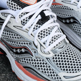 Mens Saucony ProGrid Omni 9 (Silver/Orange) - Saucony