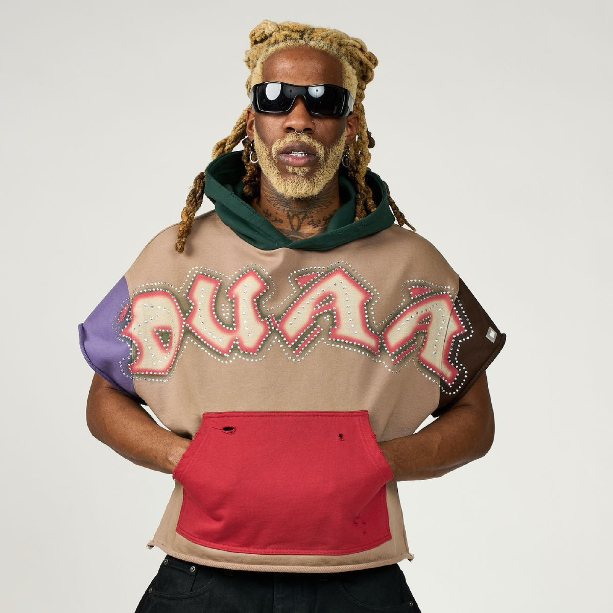 DUAA "Retro" Hoodie (Multi) - DUAA