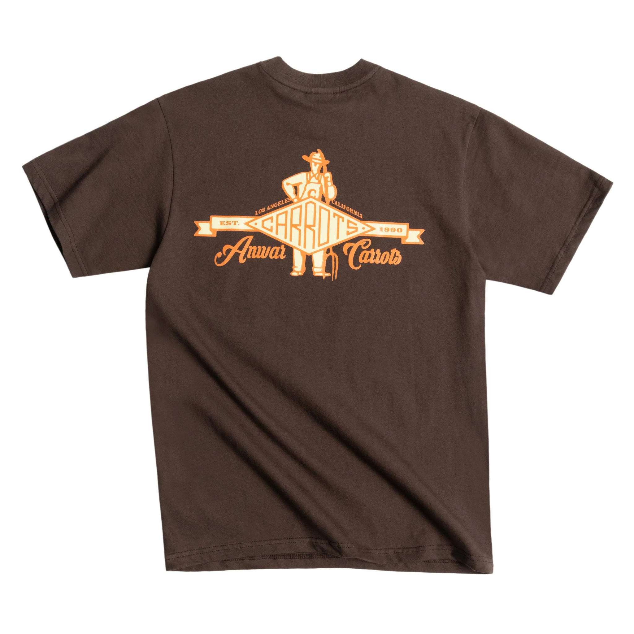 Carrots Emblem Tee (Brown) - Anwar Carrots