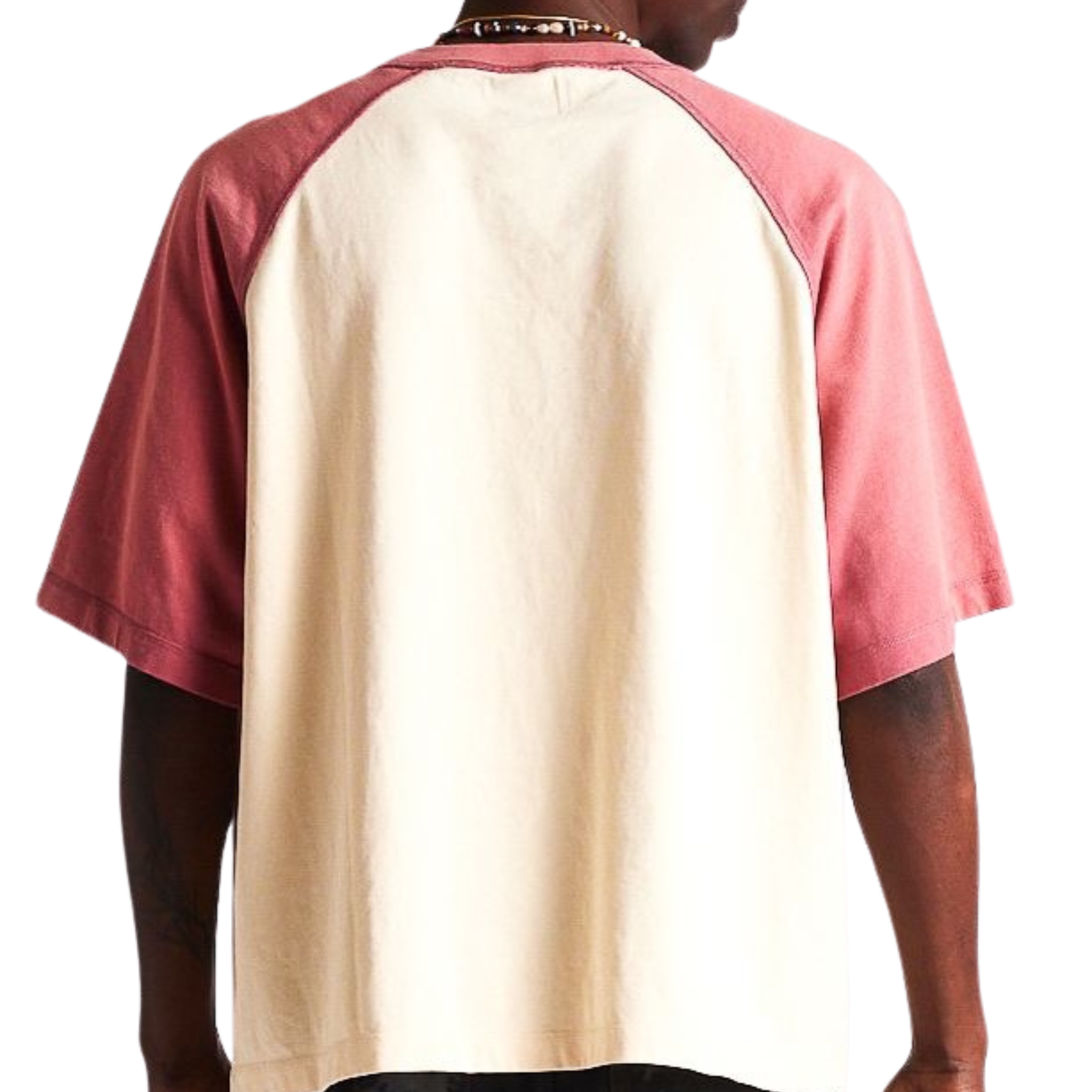 DSM "Mortons Gap Raglan" Tee- Red/Antique White - Diet Starts Monday