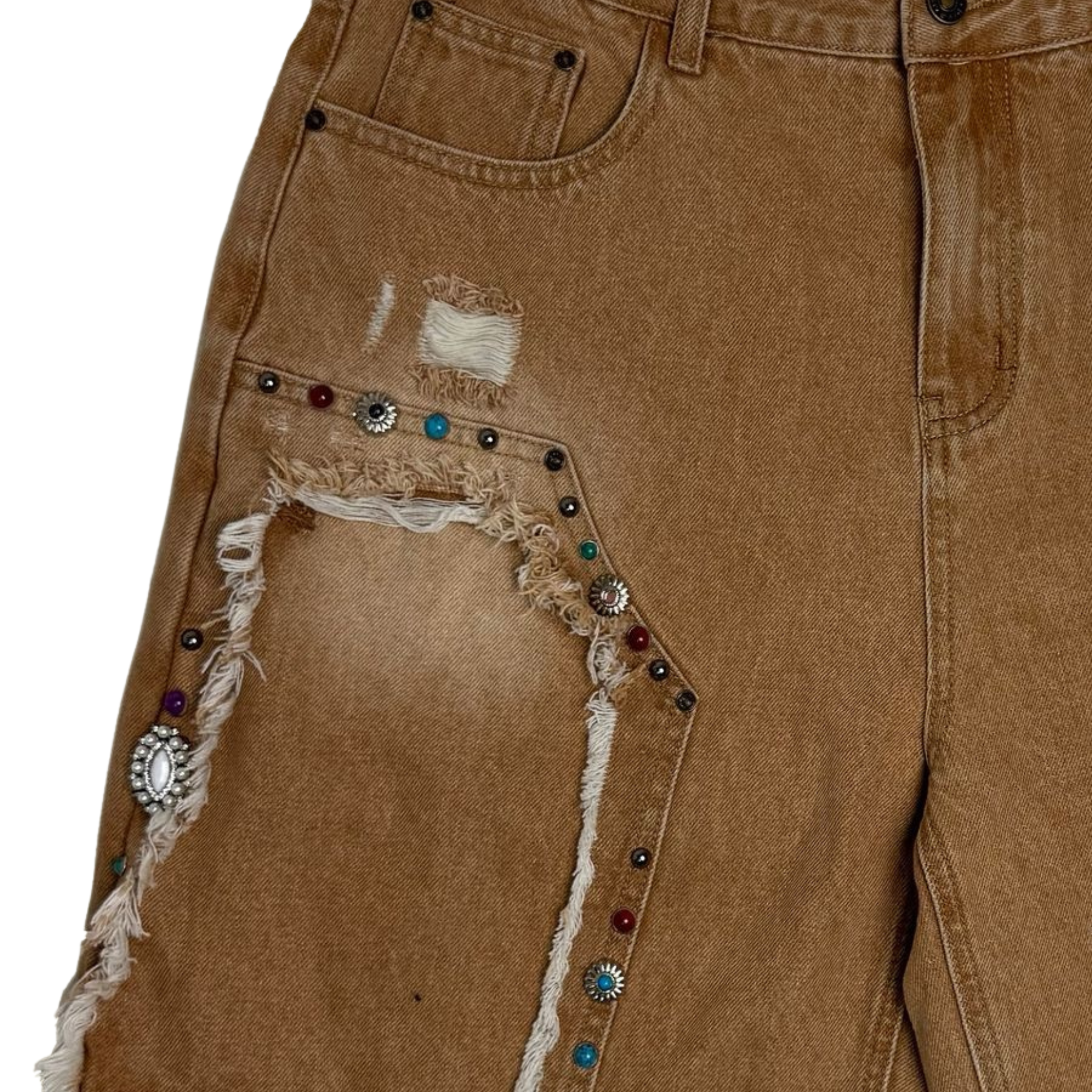DRY ROT "Cowboy Jewelz" Denim (Brown) - Dry Rot
