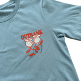 Outrank Flowers T-shirt (Mint) - Outrank