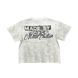 Mixed Emotion “XIX” Oversized Tee (White) - Mixed Emotion