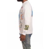 Billionaire Boys Club "Explore" LS Knit Tee (Whisper White) - Billionaire Boys Club