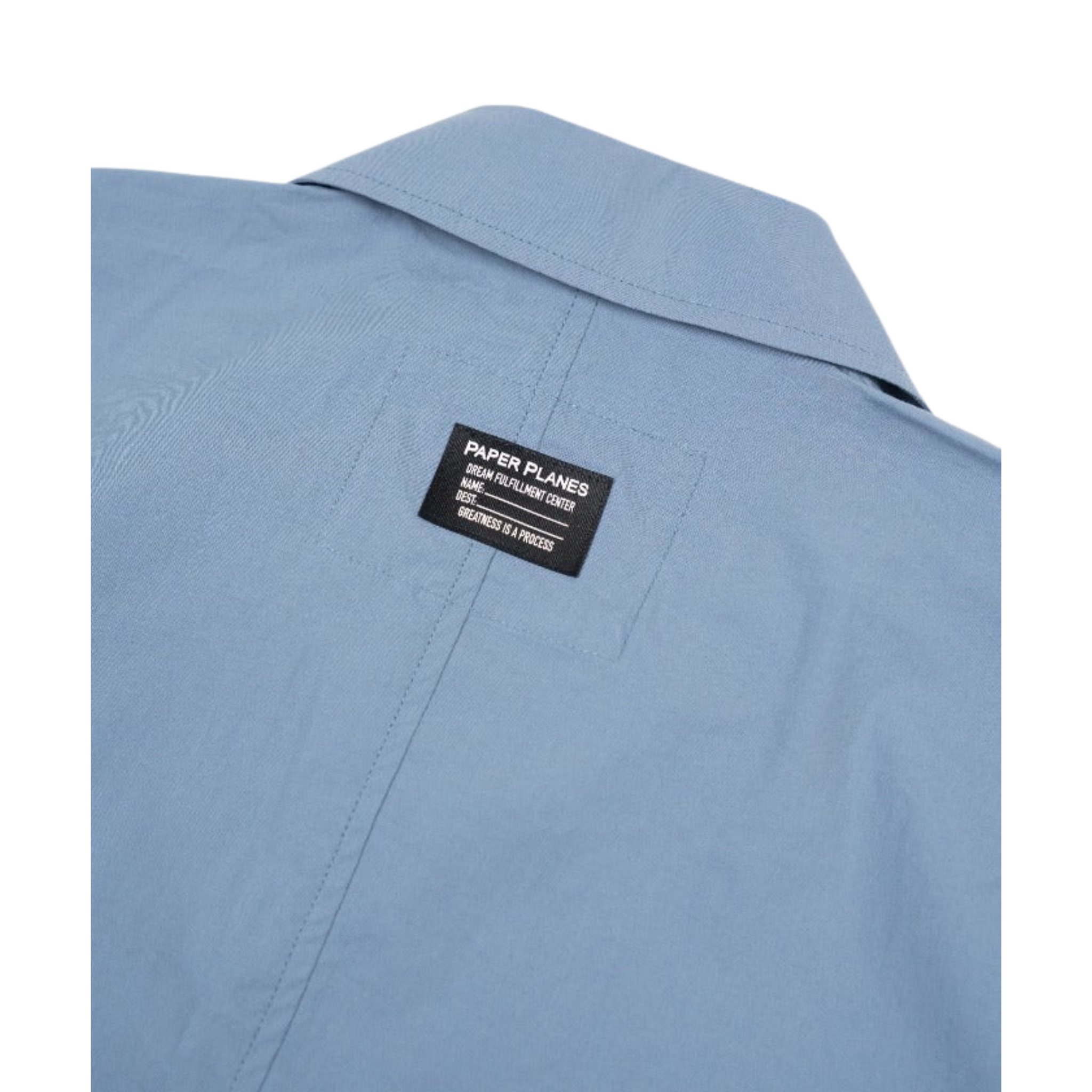 Paper Planes Logo Utility Jacket (Steel Blue) - Paper Plane