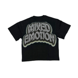 Mixed Emotion "Seaside" Rhinestone Tee (Black) - Mixed Emotion