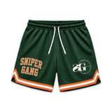 Sniper Gang Canes Mesh Shorts (Green)