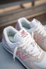 Mens New Balance 574 (White/Pink) - U574RE2 - New Balance