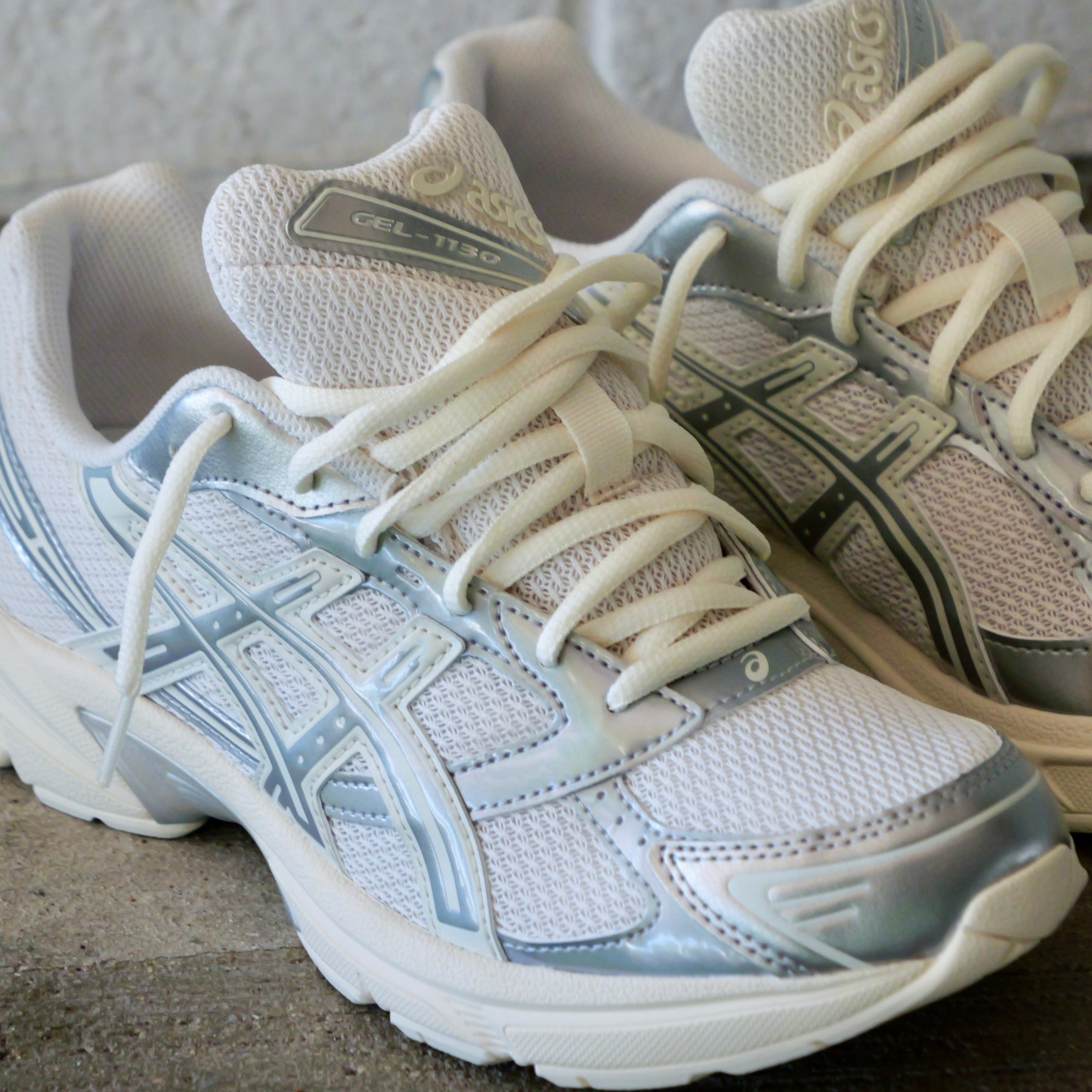 Mens Asics Gel-1130 “Holiday Pack” (Cream/Pure Silver) - Asics