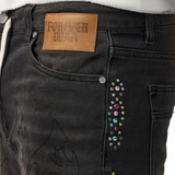 DUAA "Aviation" Ash Wash Denim - DUAA