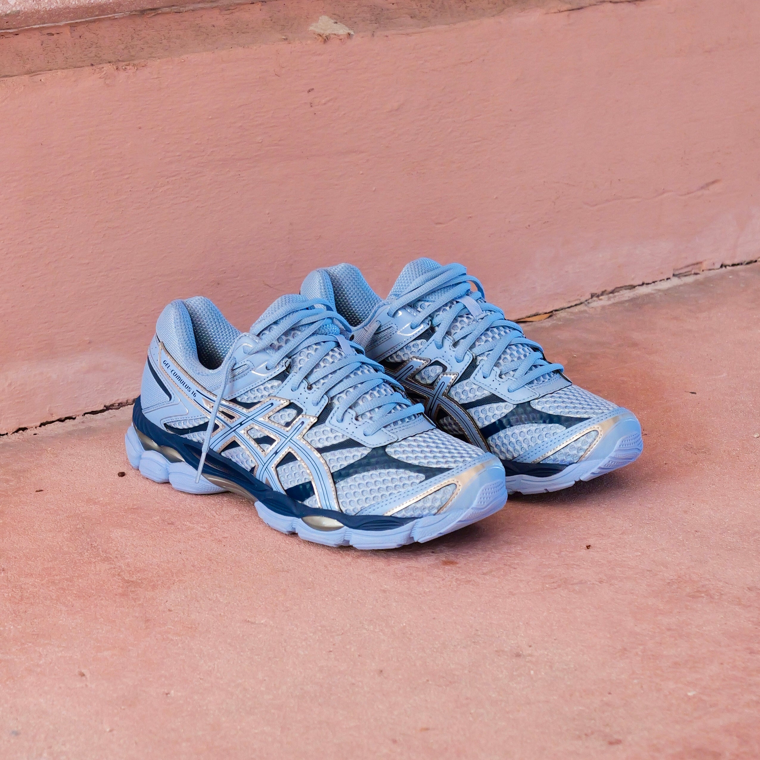 Mens Asics Gel-Cumulus 16 (Stone Wash/Independence Blue) - Asics