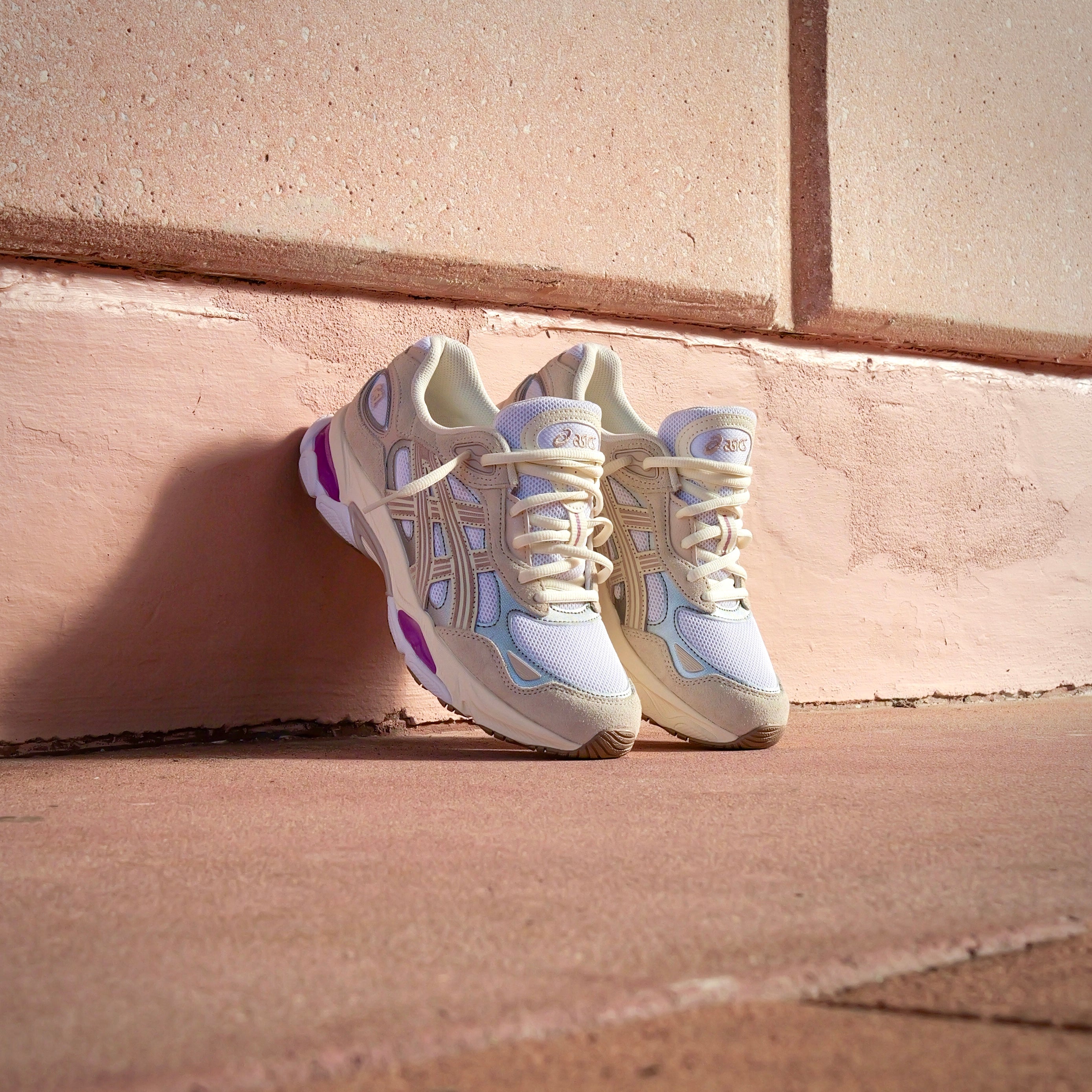 Mens Asics Gel-NYC 2.0 (White/Cream) - Asics