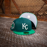 New Era Kansas City Royals 40th Anniversary Grey UV (Dark Green/Green) 59Fifty Fitted