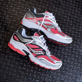 Mens Saucony ProGrid Omni 9 (Silver/Coral) - Saucony