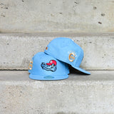 New Era Chicago Cubs Side Patch Fitted (Sky) - New Era