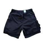 SR Denim Heavy Duty Nylon Utility Short (Black) - SR Denim