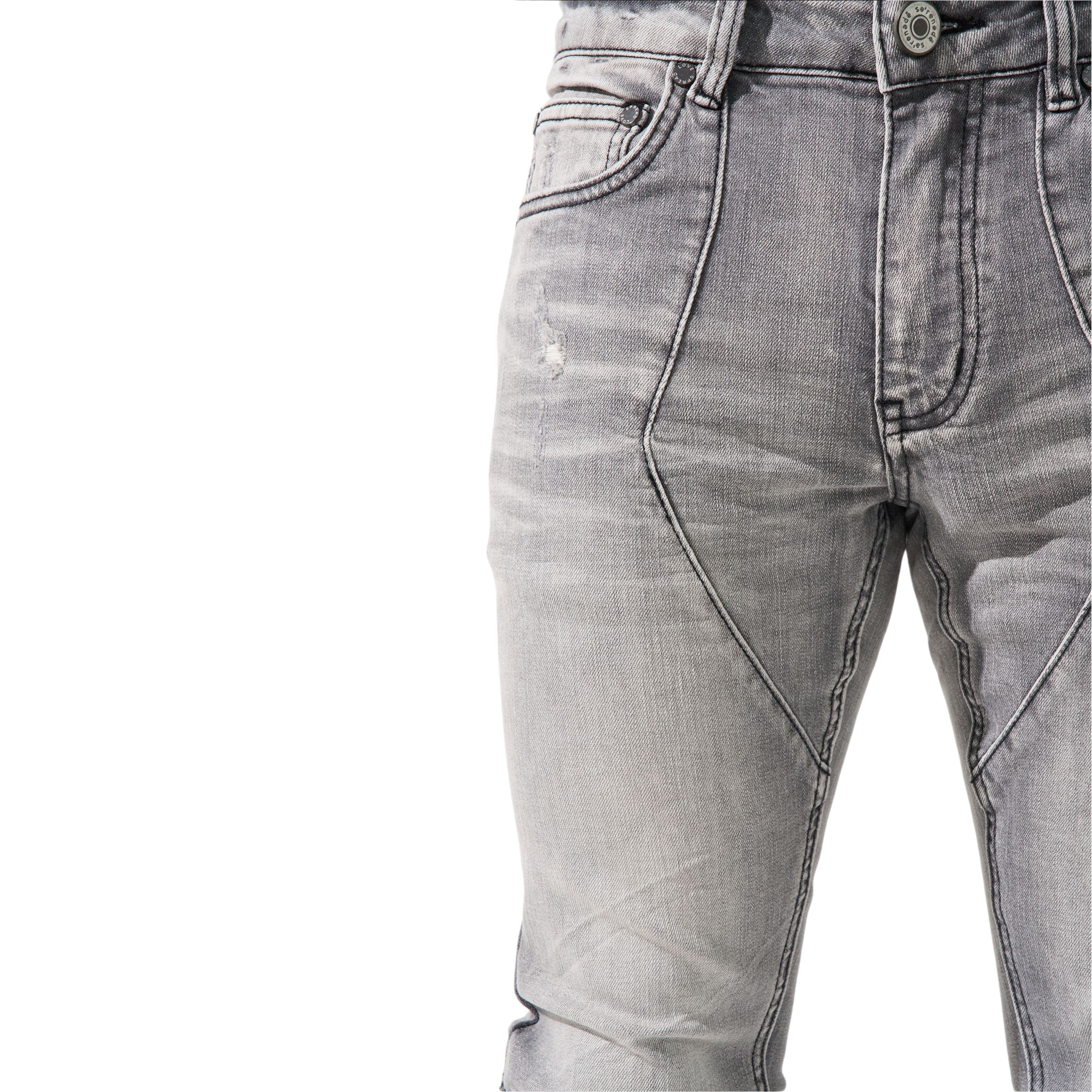 Serenede "Noctis" Stacked Jeans (Grey)