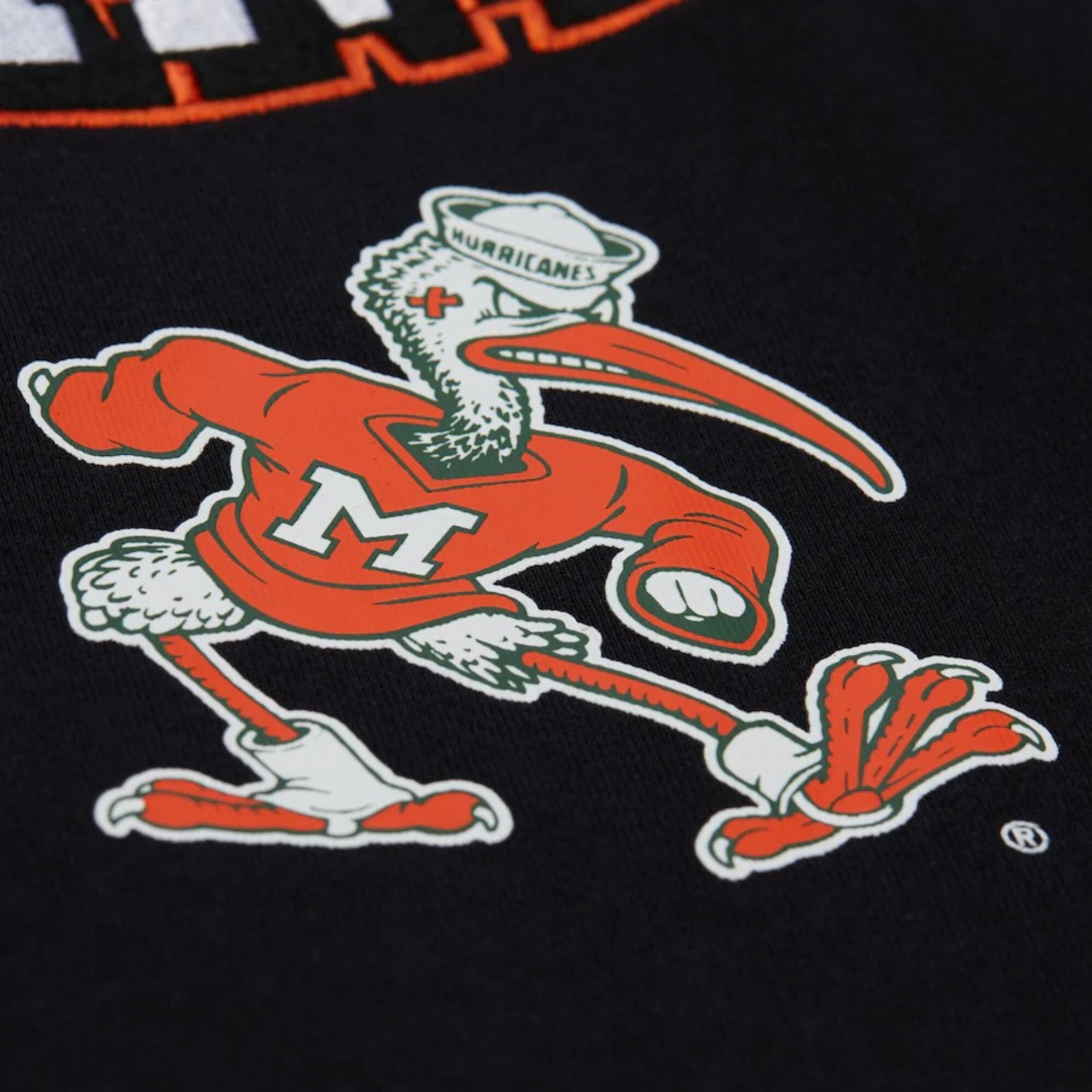 Mitchell & Ness Authentic Men's "Miami Hurricanes Training Camp" LS (Black) - Mitchell & Ness