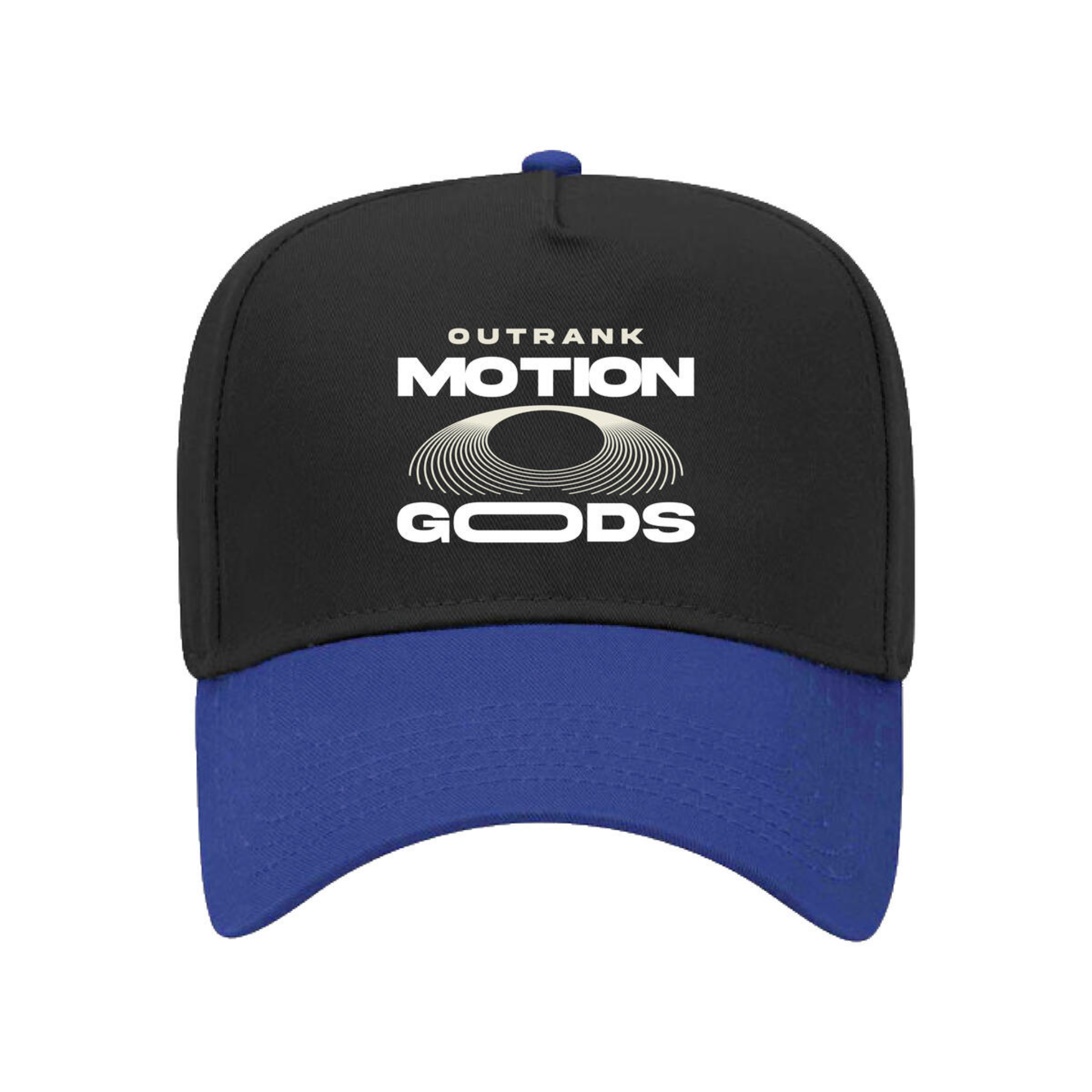 Outrank Motion Gods Snapback (Black/Royal) - Outrank